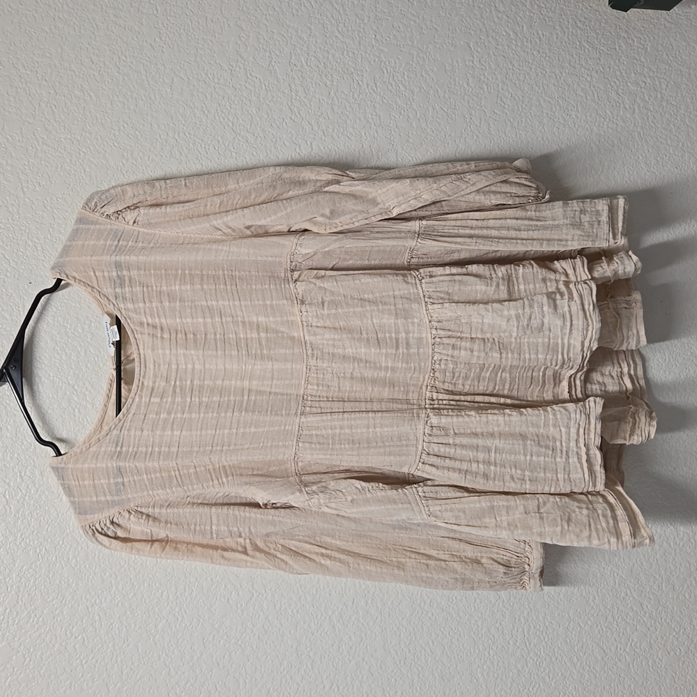 American eagle oversized muslin top